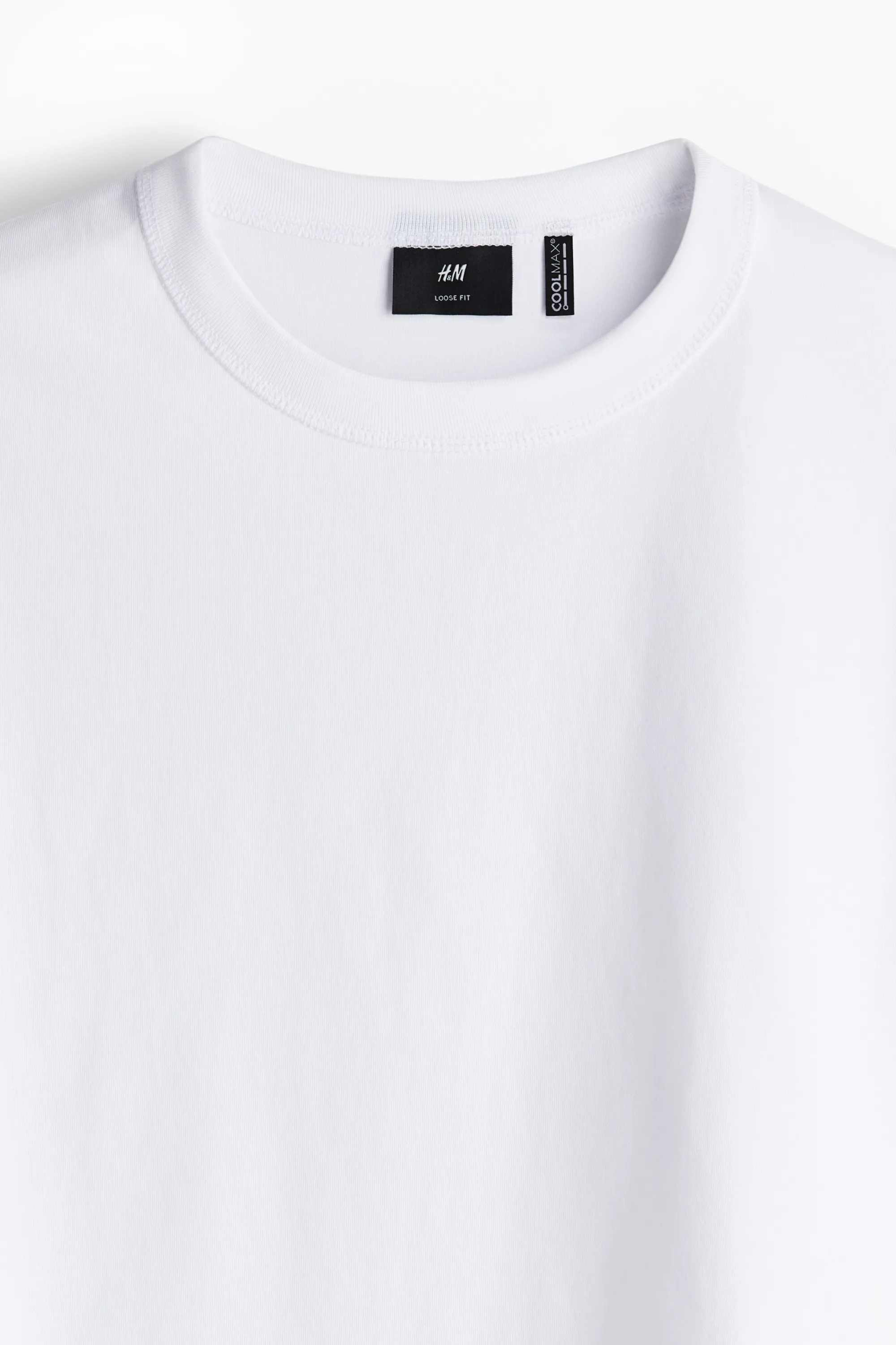 T-shirt COOLMAX® Loose Fit - Blanc