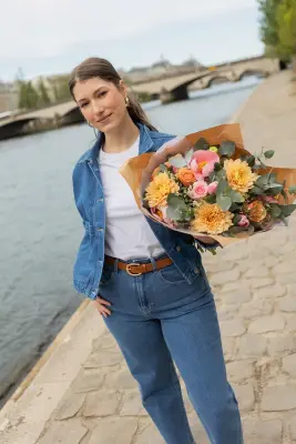 Veste denim Melissa - bleu denim — photo 5