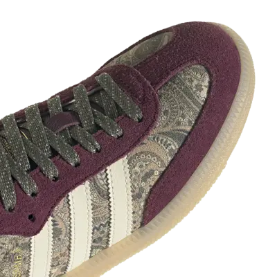 Adidas Samba OG Liberty London Maroon Warm Vanilla — photo 5