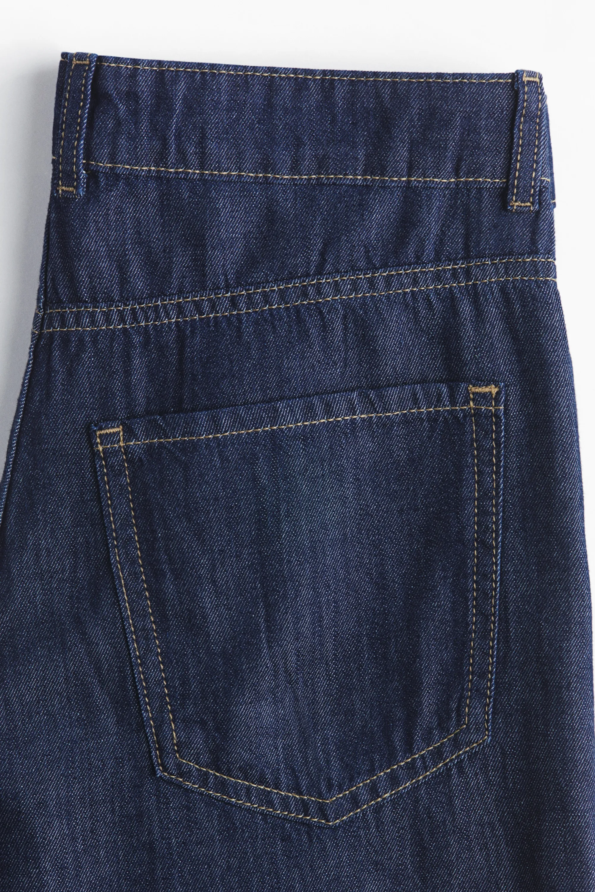 Wide Regular Jeans - Bleu denim foncé
