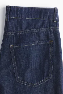 Wide Regular Jeans - Bleu denim foncé — photo 1
