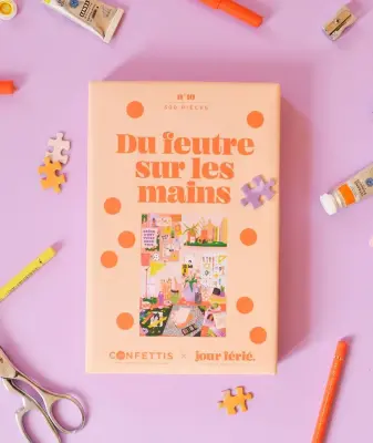Puzzle 500 pièces Du feutre sur les mains – Jour Férié — photo 1