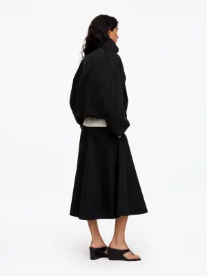 Veste en nylon à col montant - Noir — photo 2