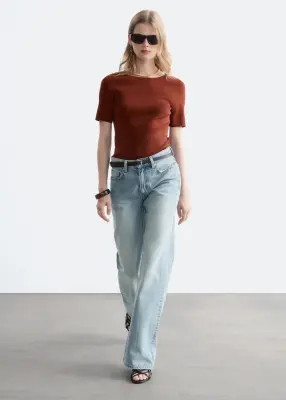Jean bootcut taille mi-haute - Bleu vintage — photo 1