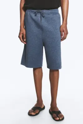 Short en néoprène Loose Fit - Bleu foncé — photo 2