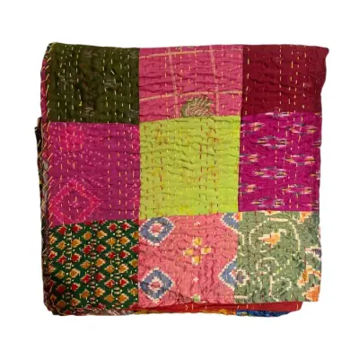 Plaid Patchwork Soie 2 — photo 3