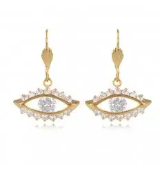 Boucles d oreille plaque oeil de 22647
