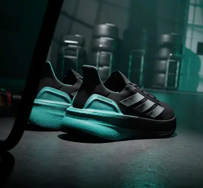 ADIDAS ULTRABOOST 5X M Noir Vert — photo 5
