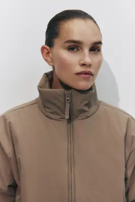 Veste de sport matelassée et déperlante - Beige — photo 1