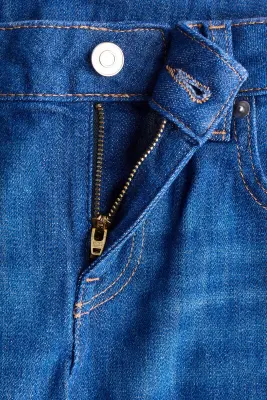 Flared Low Jeans - Bleu denim — photo 2