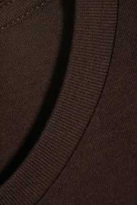 Mini T-shirt coupe standard - Marron — photo 3