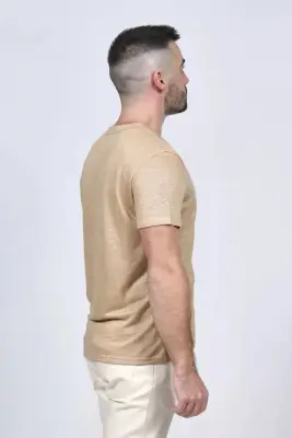 T-shirt Mixte Lin Kiplay x Splice - Camel — photo 6