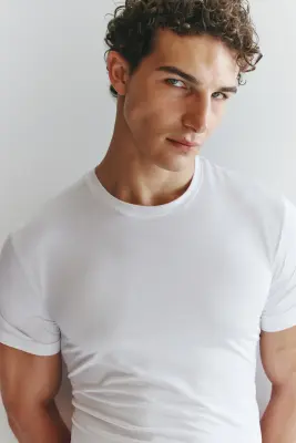 T-shirt de sport Muscle Fit DryMove™ - Blanc — photo 2
