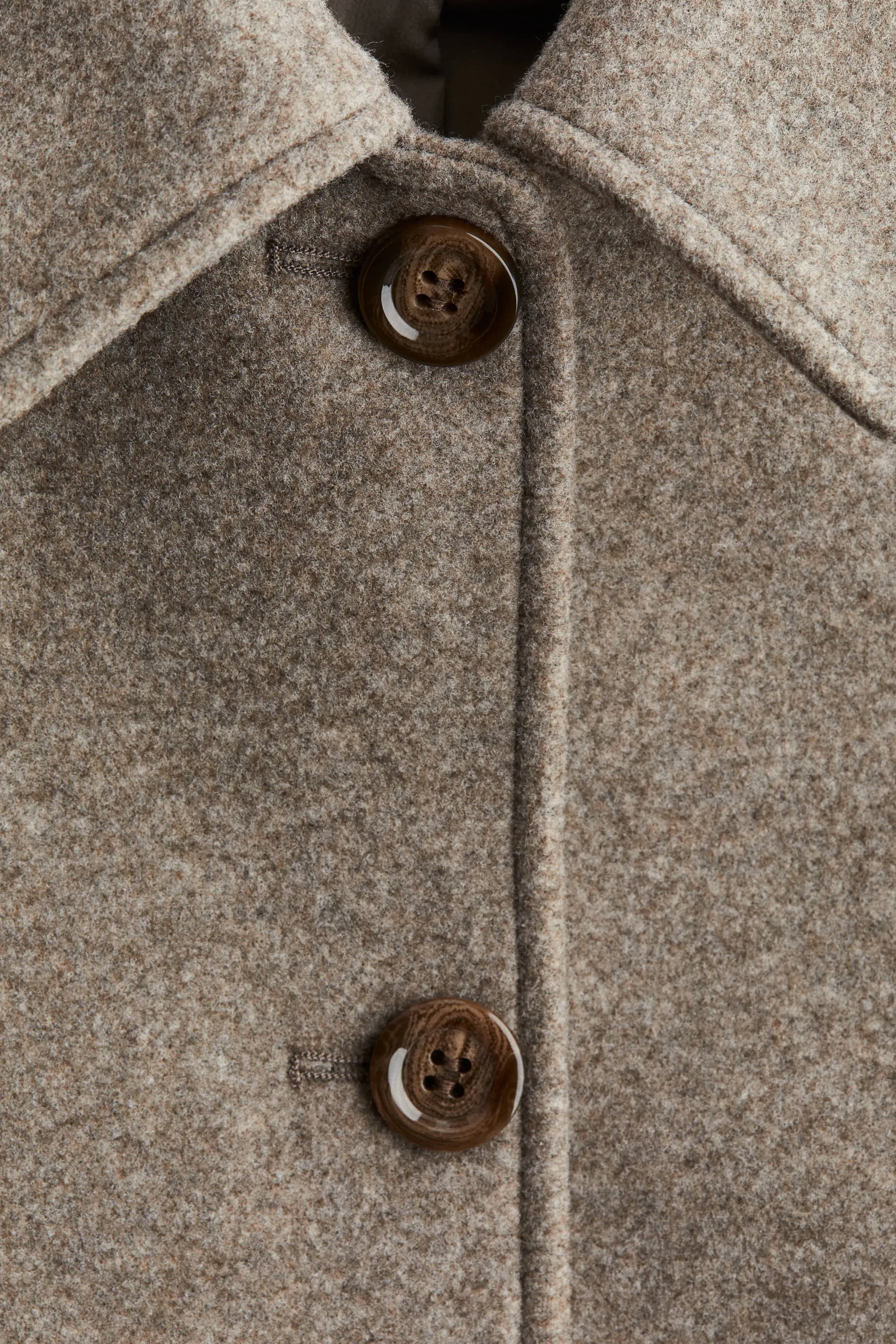 Manteau 3/4 - Taupe