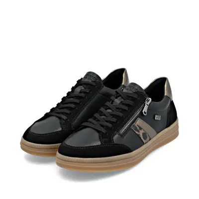 Baskets Remonte D2C04-03 Noires - Lacets Grande Pointure Femme — photo 4