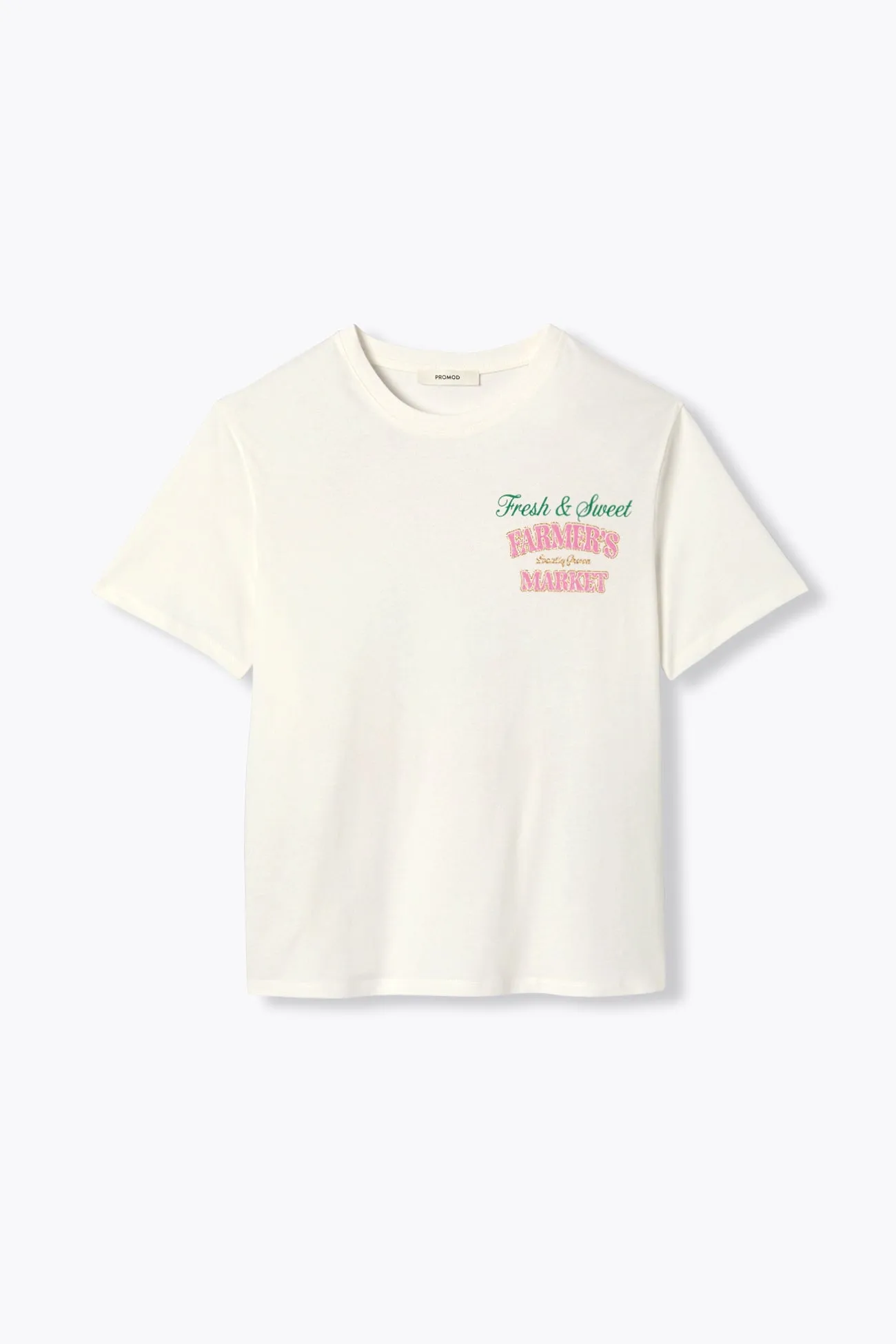 T-shirt à message pailleté