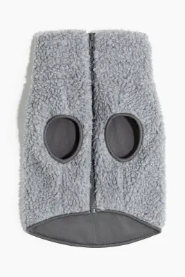 Veste pour chien en tissu Teddy bear - Gris clair — photo 2