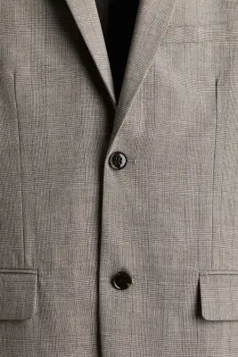 Veste Slim Fit - Beige foncé — photo 2