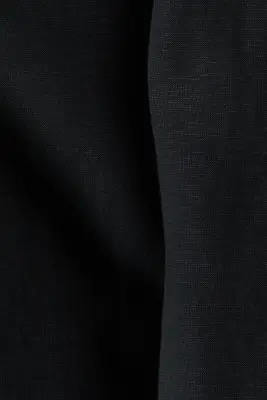 Jupe-culotte large en lin mélangé - Noir — photo 4