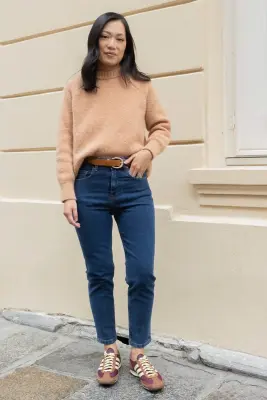 Mom jean Alice - bleu denim — photo 2