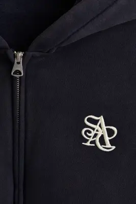 Veste à capuche zippée Loose Fit - Bleu marine/ASC — photo 5