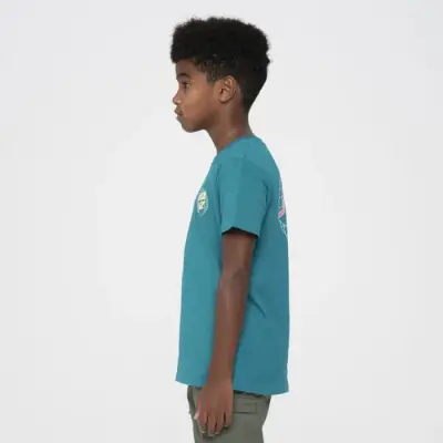 tee shirt santa cruz youth grid delta dot – verdigris — photo 3