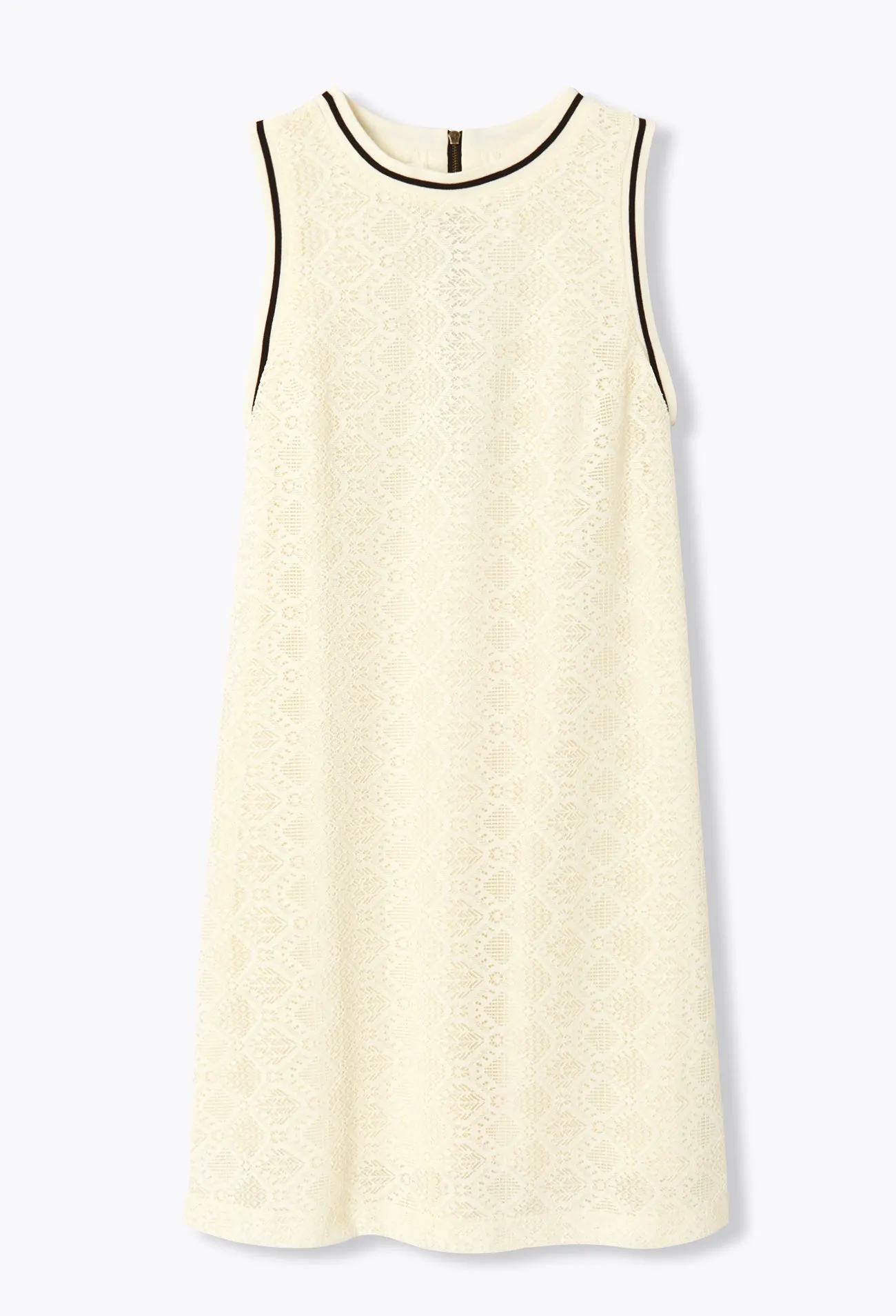 Robe courte en dentelle