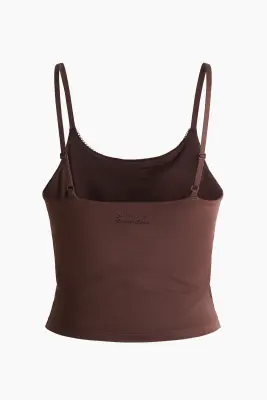 Top de sport avec soutien-gorge intégré SoftMove™ - Marron chaud — photo 4