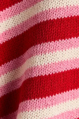 T-shirt en maille - Rose/rayé — photo 3