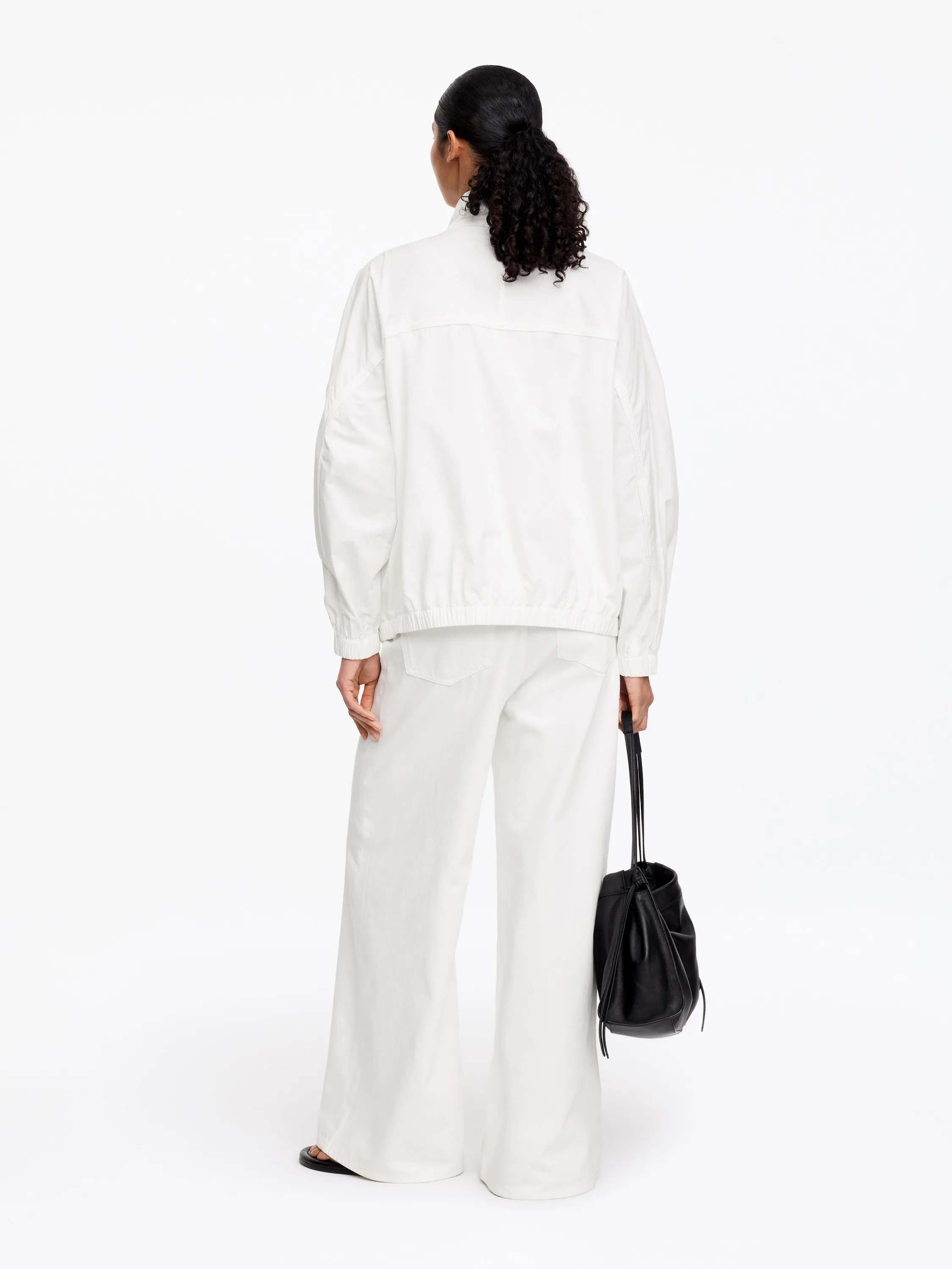 Veste utilitaire à cordon de serrage - Blanc