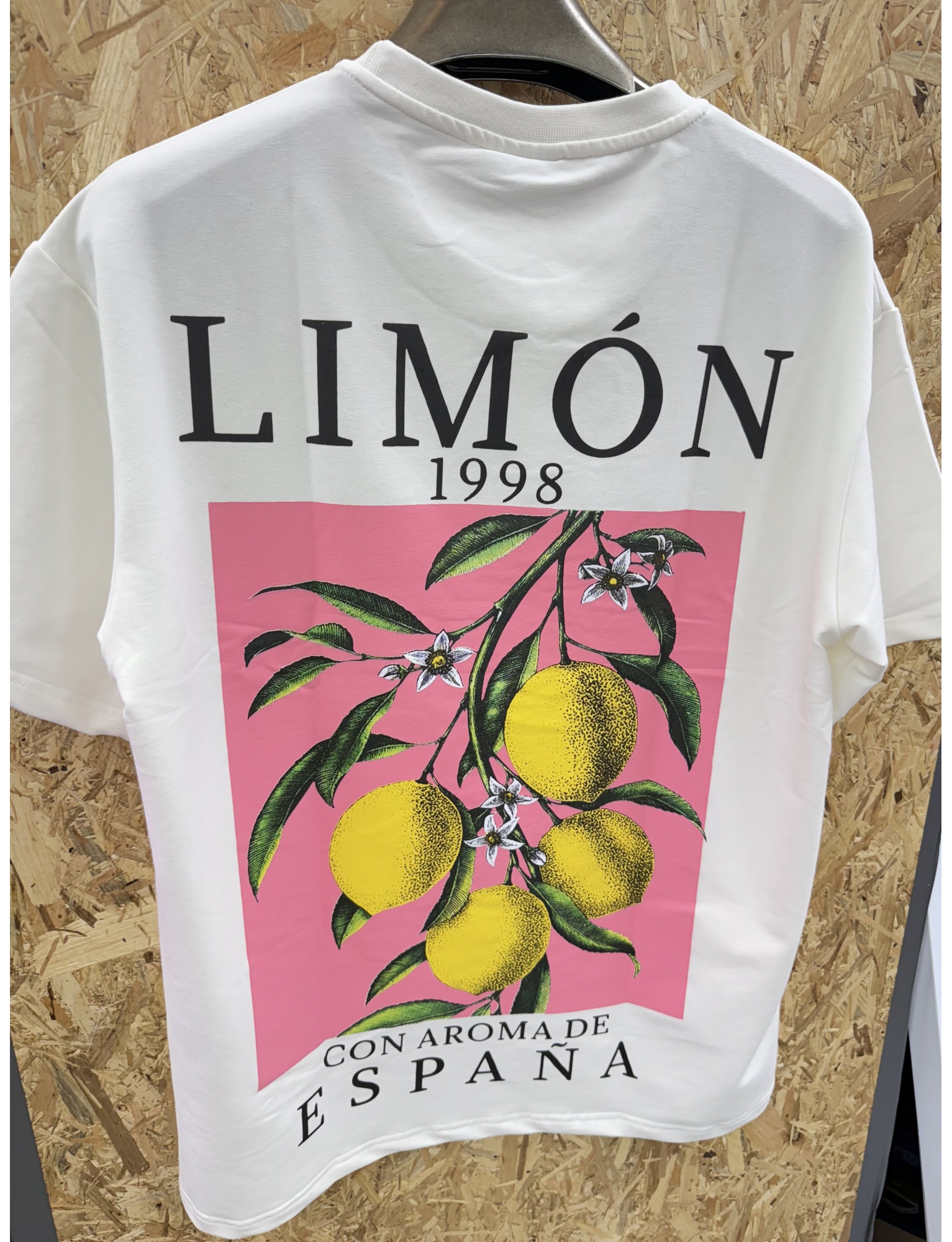 T-shirt oversize citrons