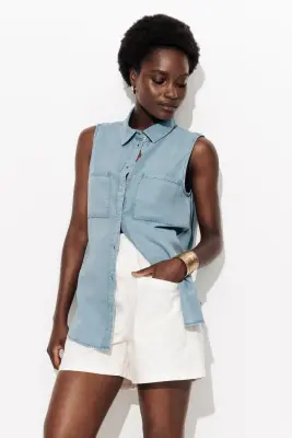Chemise sans manches Femme — photo 3
