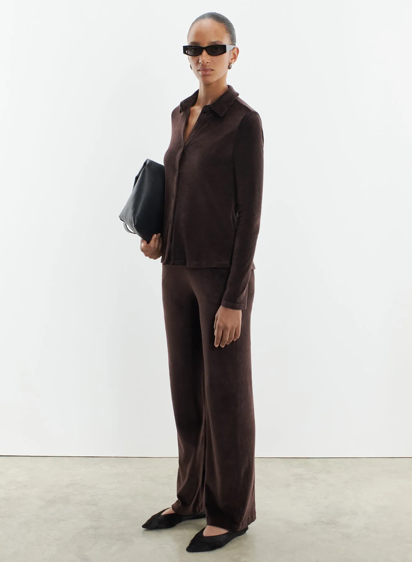 Chemise en coton organique, modal et élasthanne