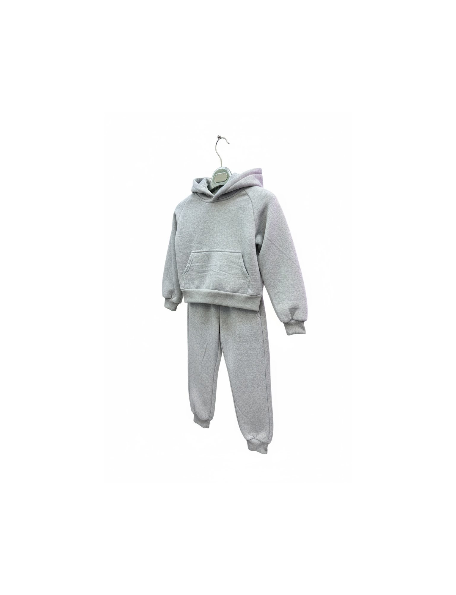 Ensemble Molleton basique gris enfant