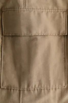 MAMA Pantalon cargo avec jambes ballon - Vert kaki clair — photo 4