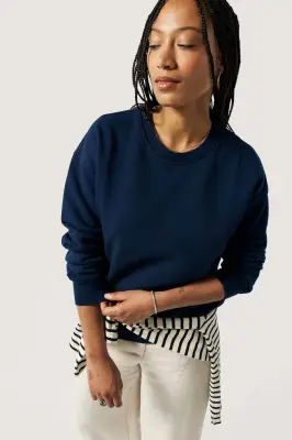Le sweat - Bleu marine — photo 4
