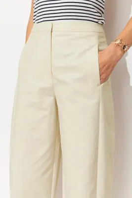 Pantalon barrel chic Femme — photo 5