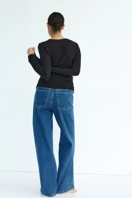 MAMA Jean large - Bleu denim — photo 1