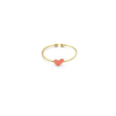 Bague Mini Coeur Rose — photo 2