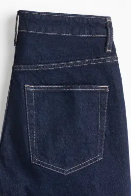 Bootcut High Jeans - Bleu denim foncé — photo 1