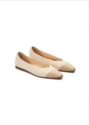 Celine Recycled Ballet Flats - Almond — photo 3