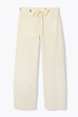 Pantalon large à oeillets — photo 1