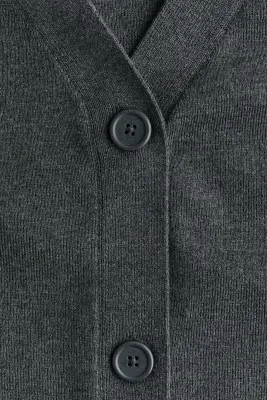 Gilet en maille fine - Gris foncé chiné — photo 5