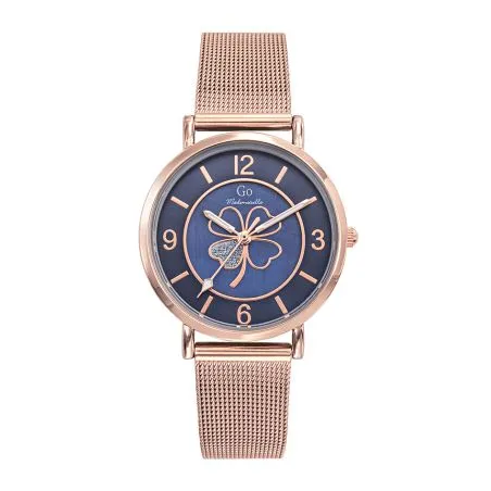 Montre Go Mademoiselle fleurs et papillons 695644