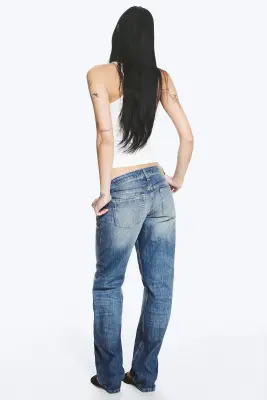 Jean droit standard taille basse Arrow - Board Blue - Medium Blue — photo 4