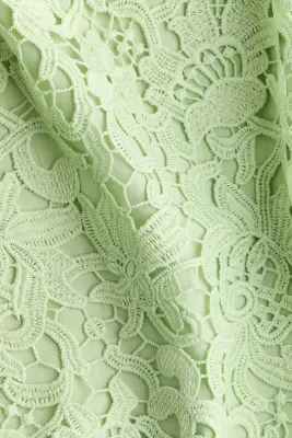Robe dos nu en dentelle - Vert clair — photo 5