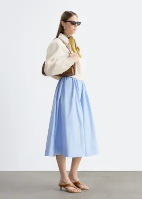 Veste courte zippée à l’avant - Beige clair — photo 3
