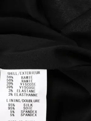 Pantalon droit fluide en lin noir Prix boutique 350€ Taille 42 — photo 3