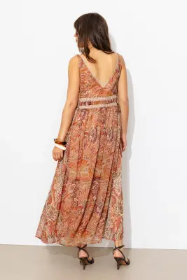Robe longue imprimée Femme — photo 4