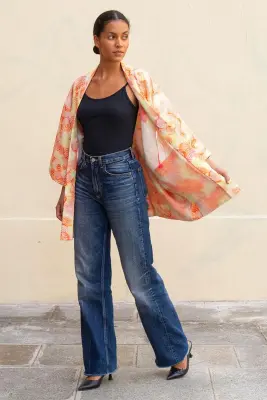 Haori Shibori Orange — photo 3